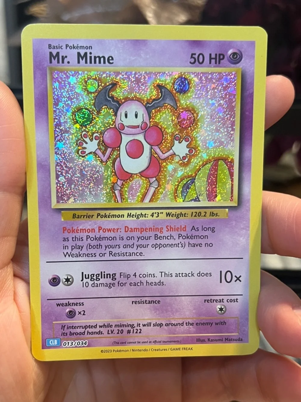 Mr. Mime Pokémon-013/034